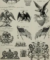 An illustration from Desk book of type specimens, borders, ornaments, brass rules and cuts : catalogue of printing machinery and printers' supplies (1900)