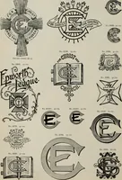An illustration from Desk book of type specimens, borders, ornaments, brass rules and cuts : catalogue of printing machinery and printers' supplies (1900)