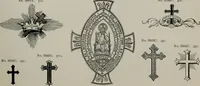 An illustration from Desk book of type specimens, borders, ornaments, brass rules and cuts : catalogue of printing machinery and printers' supplies (1900)