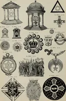 An illustration from Desk book of type specimens, borders, ornaments, brass rules and cuts : catalogue of printing machinery and printers' supplies (1900)