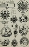 An illustration from Desk book of type specimens, borders, ornaments, brass rules and cuts : catalogue of printing machinery and printers' supplies (1900)