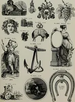 An illustration from Desk book of type specimens, borders, ornaments, brass rules and cuts : catalogue of printing machinery and printers' supplies (1900)