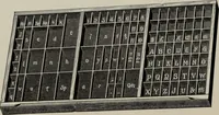 An illustration from Desk book of type specimens, borders, ornaments, brass rules and cuts : catalogue of printing machinery and printers' supplies (1900)