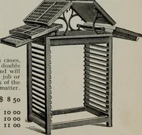 An illustration from Desk book of type specimens, borders, ornaments, brass rules and cuts : catalogue of printing machinery and printers' supplies (1900)