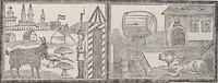 Picture 9 of 52 from Des mönches Aegydius Lebrecht grosses illustrirtes egyptisches traumbuch (1870), leaf 105