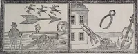 Picture 12 of 52 from Des mönches Aegydius Lebrecht grosses illustrirtes egyptisches traumbuch (1870), leaf 106