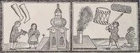 An illustration from Des mönches Aegydius Lebrecht grosses illustrirtes egyptisches traumbuch (1870)