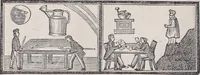 An illustration from Des mönches Aegydius Lebrecht grosses illustrirtes egyptisches traumbuch (1870)