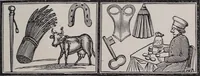Picture 1 of 52 from Des mönches Aegydius Lebrecht grosses illustrirtes egyptisches traumbuch (1870), leaf 8