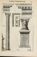 An illustration from Des principes de l'architecture, de la sculpture, de la peinture, et des autres arts qui en dépendent : avec un dictionnaire des termes propres à chacun de ces arts (1697)