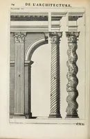 An illustration from Des principes de l'architecture, de la sculpture, de la peinture, et des autres arts qui en dépendent : avec un dictionnaire des termes propres à chacun de ces arts (1697)