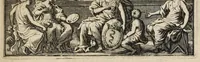 An illustration from Des principes de l'architecture, de la sculpture, de la peinture, et des autres arts qui en dépendent : avec un dictionnaire des termes propres à chacun de ces arts (1697)