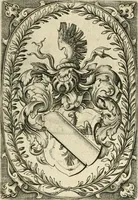 An illustration from Desseins de professions nobles et publiques : contenans plusieurs traités divers & rares : avec l'histoire de la maison de Bourbon (1612)
