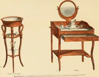 An illustration from Dessins de meubles (1835)