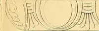 An illustration from Dessins d'ornements d'architecture de Joseph Beunat : reproduction de l'ouvrage, epoque du premier Empire (1900)