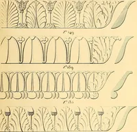 An illustration from Dessins d'ornements d'architecture de Joseph Beunat : reproduction de l'ouvrage, epoque du premier Empire (1900)
