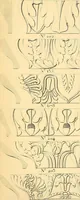 An illustration from Dessins d'ornements d'architecture de Joseph Beunat : reproduction de l'ouvrage, epoque du premier Empire (1900)