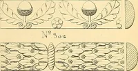 An illustration from Dessins d'ornements d'architecture de Joseph Beunat : reproduction de l'ouvrage, epoque du premier Empire (1900)