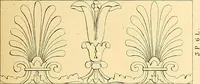 An illustration from Dessins d'ornements d'architecture de Joseph Beunat : reproduction de l'ouvrage, epoque du premier Empire (1900)