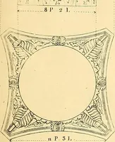 An illustration from Dessins d'ornements d'architecture de Joseph Beunat : reproduction de l'ouvrage, epoque du premier Empire (1900)