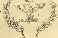 Picture 49 of 121 from Dessins d'ornements d'architecture de Joseph Beunat : reproduction de l'ouvrage, epoque du premier Empire (1900), leaf 50