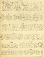 An illustration from Dessins d'ornements d'architecture de Joseph Beunat : reproduction de l'ouvrage, epoque du premier Empire (1900)