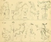 An illustration from Dessins d'ornements d'architecture de Joseph Beunat : reproduction de l'ouvrage, epoque du premier Empire (1900)
