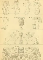 An illustration from Dessins d'ornements d'architecture de Joseph Beunat : reproduction de l'ouvrage, epoque du premier Empire (1900)