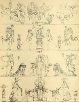 An illustration from Dessins d'ornements d'architecture de Joseph Beunat : reproduction de l'ouvrage, epoque du premier Empire (1900)