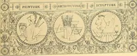 An illustration from Dessins d'ornements d'architecture de Joseph Beunat : reproduction de l'ouvrage, epoque du premier Empire (1900)