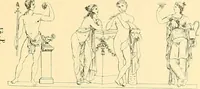 An illustration from Dessins d'ornements d'architecture de Joseph Beunat : reproduction de l'ouvrage, epoque du premier Empire (1900)