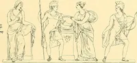 An illustration from Dessins d'ornements d'architecture de Joseph Beunat : reproduction de l'ouvrage, epoque du premier Empire (1900)