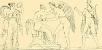 An illustration from Dessins d'ornements d'architecture de Joseph Beunat : reproduction de l'ouvrage, epoque du premier Empire (1900)
