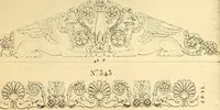 An illustration from Dessins d'ornements d'architecture de Joseph Beunat : reproduction de l'ouvrage, epoque du premier Empire (1900)