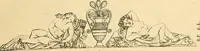 An illustration from Dessins d'ornements d'architecture de Joseph Beunat : reproduction de l'ouvrage, epoque du premier Empire (1900)
