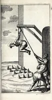 An illustration from De ss. martyrum cruciatibus liber : quo instrumenta & modi quibus ijdem martyres olim torquebantur, simul perspicuè descripta, & tabulis aeneis accuratissimè expressa sunt (1668)