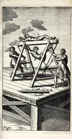 An illustration from De ss. martyrum cruciatibus liber : quo instrumenta & modi quibus ijdem martyres olim torquebantur, simul perspicuè descripta, & tabulis aeneis accuratissimè expressa sunt (1668)