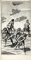 Picture 18 of 41 from De ss. martyrum cruciatibus liber : quo instrumenta & modi quibus ijdem martyres olim torquebantur, simul perspicuè descripta, & tabulis aeneis accuratissimè expressa sunt (1668), leaf 273