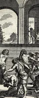 Picture 24 of 41 from De ss. martyrum cruciatibus liber : quo instrumenta & modi quibus ijdem martyres olim torquebantur, simul perspicuè descripta, & tabulis aeneis accuratissimè expressa sunt (1668), leaf 427