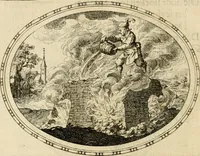 An illustration from Des wereldts proef-steen, ofte, De ydelheydt door de waerheyd beschuldight ende overtuyght van valscheydt (1643)