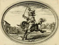 An illustration from Des wereldts proef-steen, ofte, De ydelheydt door de waerheyd beschuldight ende overtuyght van valscheydt (1643)