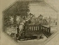 An illustration from Des wereldts proef-steen ofte De ydelheydt door de waerheyd beschuldight ende overtuyght van valscheydt (1643)