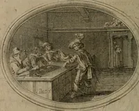 An illustration from Des wereldts proef-steen ofte De ydelheydt door de waerheyd beschuldight ende overtuyght van valscheydt (1643)