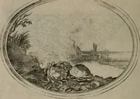 An illustration from Des wereldts proef-steen ofte De ydelheydt door de waerheyd beschuldight ende overtuyght van valscheydt (1643)