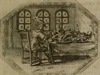 An illustration from Des wereldts proef-steen ofte De ydelheydt door de waerheyd beschuldight ende overtuyght van valscheydt (1643)
