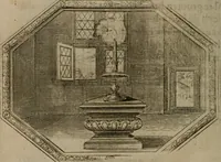 An illustration from Des wereldts proef-steen ofte De ydelheydt door de waerheyd beschuldight ende overtuyght van valscheydt (1643)