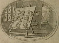 An illustration from Des wereldts proef-steen ofte De ydelheydt door de waerheyd beschuldight ende overtuyght van valscheydt (1643)