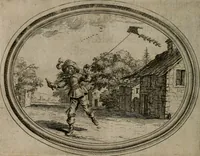 An illustration from Des wereldts proef-steen ofte De ydelheydt door de waerheyd beschuldight ende overtuyght van valscheydt (1643)