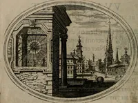 An illustration from Des wereldts proef-steen ofte De ydelheydt door de waerheyd beschuldight ende overtuyght van valscheydt (1643)