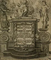 An illustration from Des wereldts proef-steen ofte De ydelheydt door de waerheyd beschuldight ende overtuyght van valscheydt (1643)